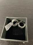 Серебрянные серёжки Bvlgari