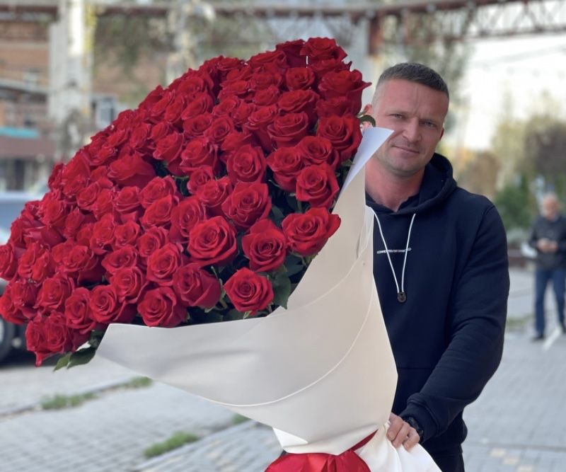 101 роза импортная