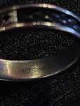 Кольцо 925 проба с черным бриллиантом
