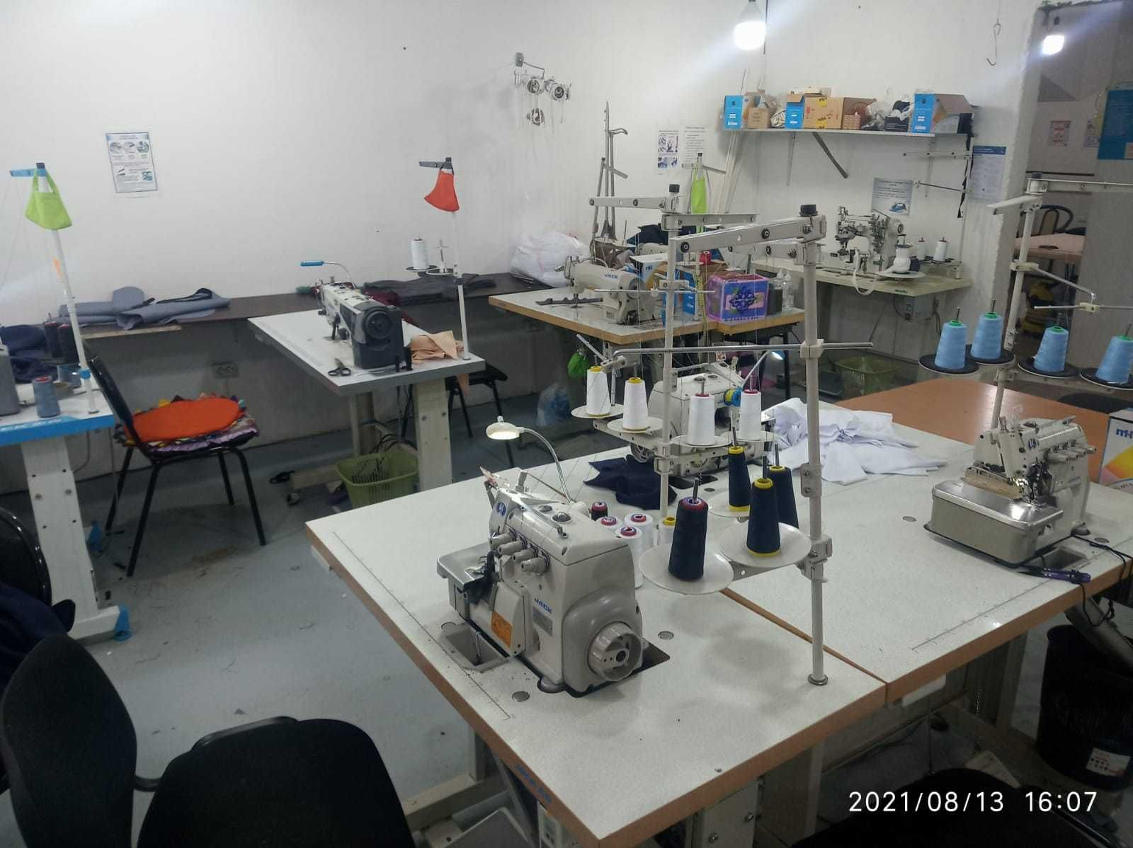 Продам швейный цех с собственным помещением и ТОО (готовый бизнес)