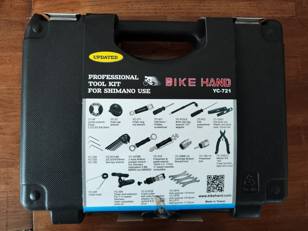 Набор инструментов для велосипеда BIKE HAND YC-721 профессиональный
ht