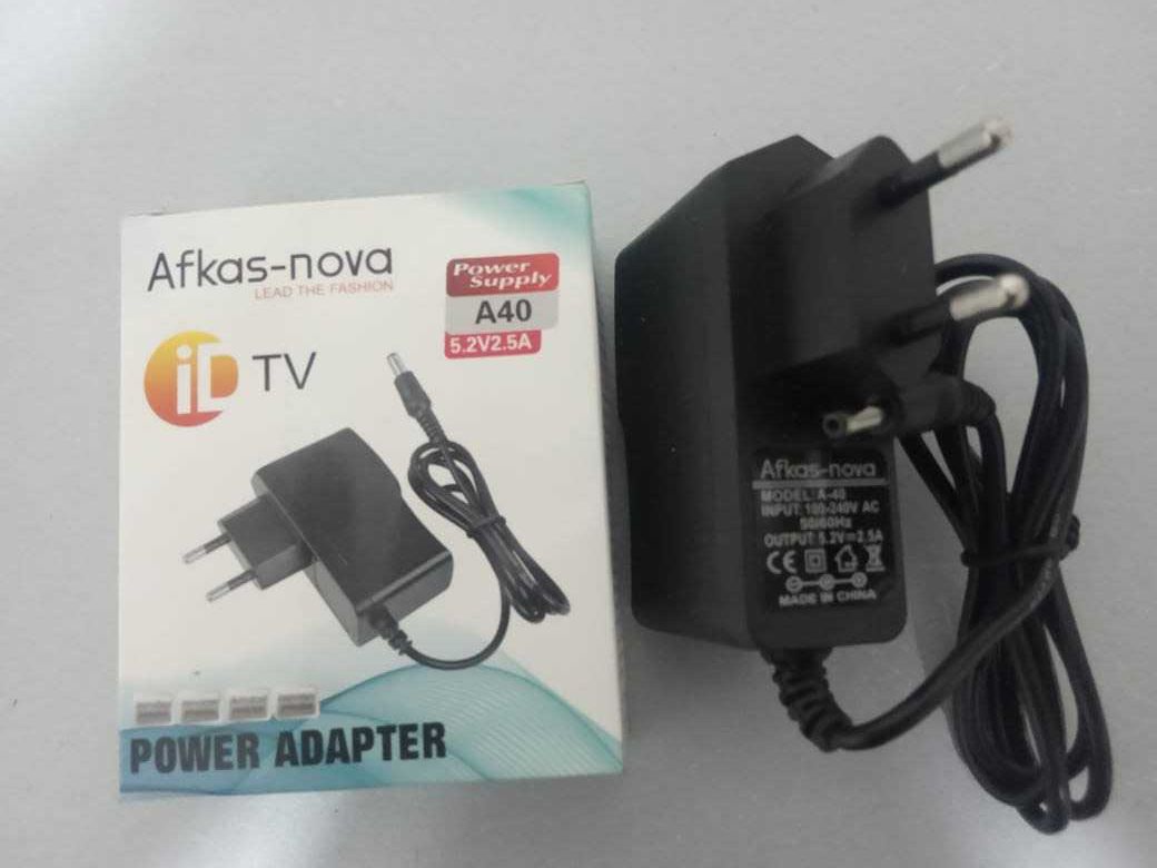 Адаптер блок для питания 5,2v 2.5A блок питания на ID-TV приставку