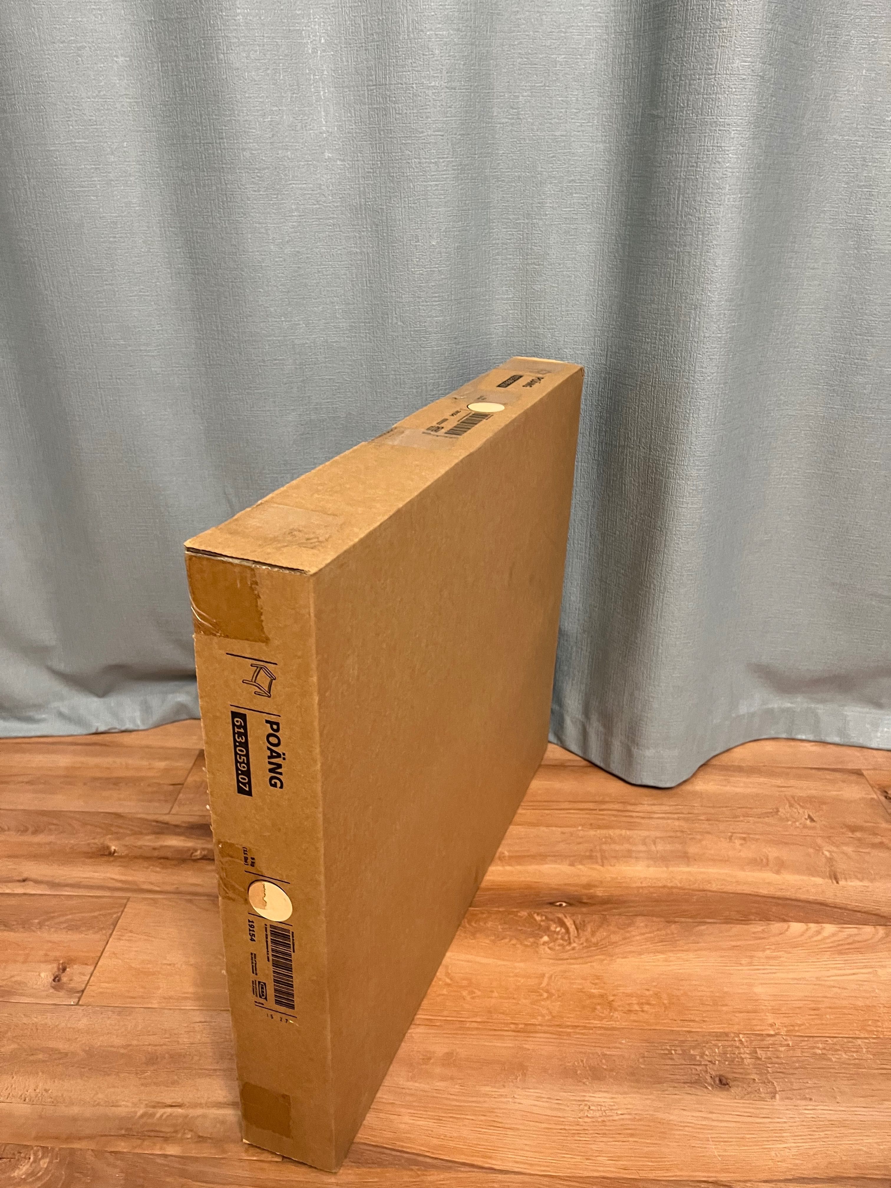Новый табурет для ног IKEA ПОЭНГ с подушкой из эко-кожи