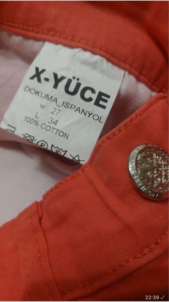 Джинсы 100% cotton. Турция