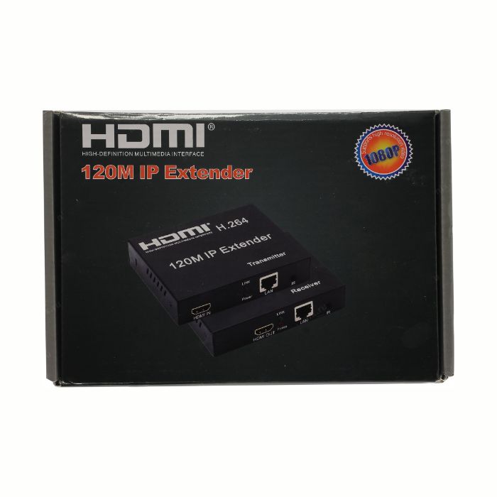 Расширитель до 200 м 1080P HDMI extender по одному кабелю LAN RJ 45