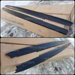 Боковые лезвия на пороги BMW G30 F10 F15 F30 E60 E90