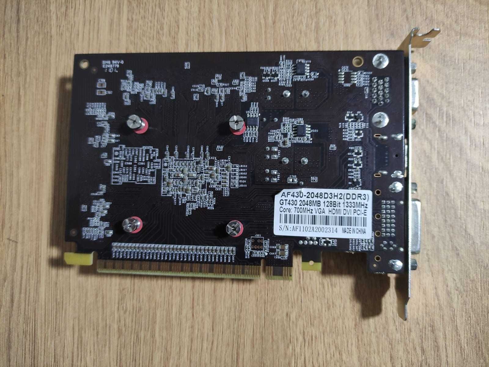 Видеокарта AFOX GeForce GT 430 (2Gb/128bit) в отличном состоянии!