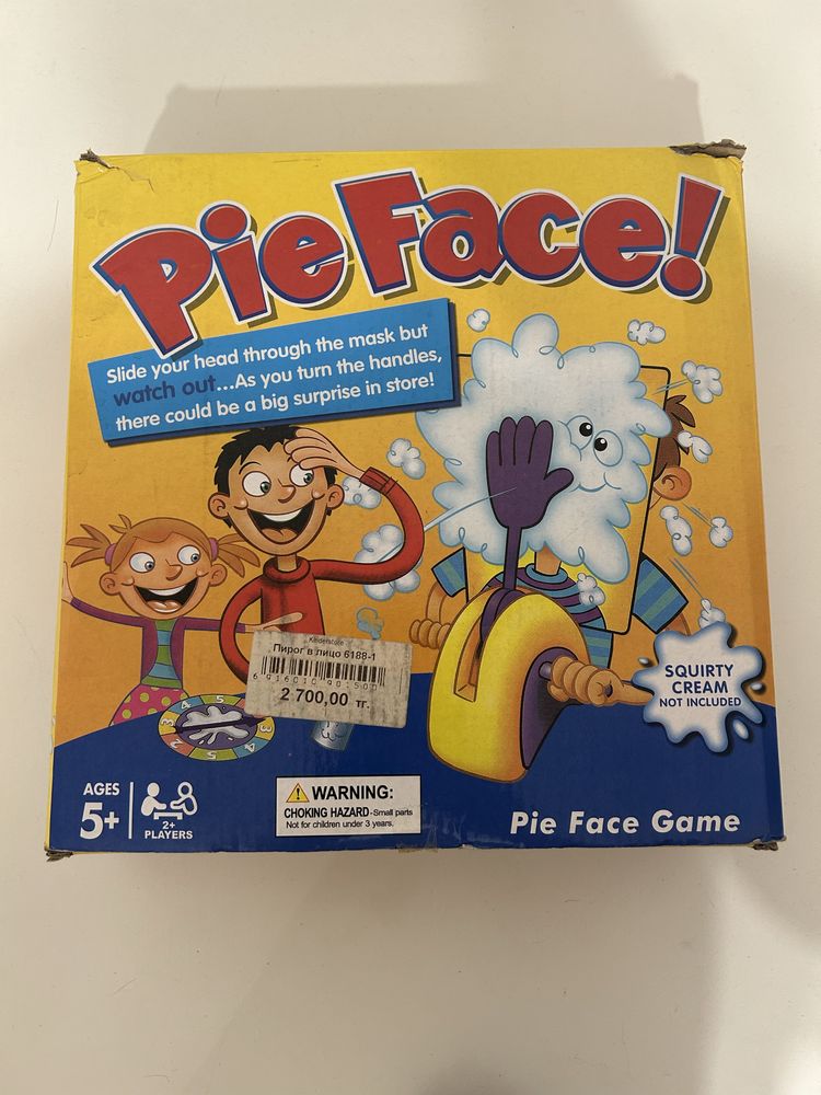 Игра pie face (торт в лицо)