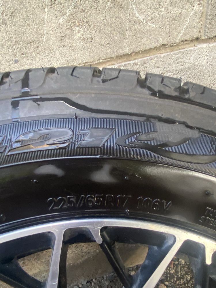 Косплект диски летняя резина. NITTO   225/65/R17