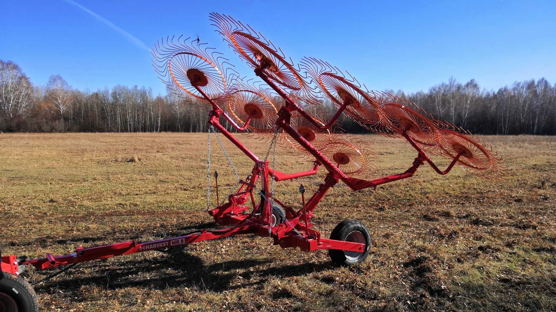 Грабли ворошилка  HARVEST WR-8-7 захват 6.1 м