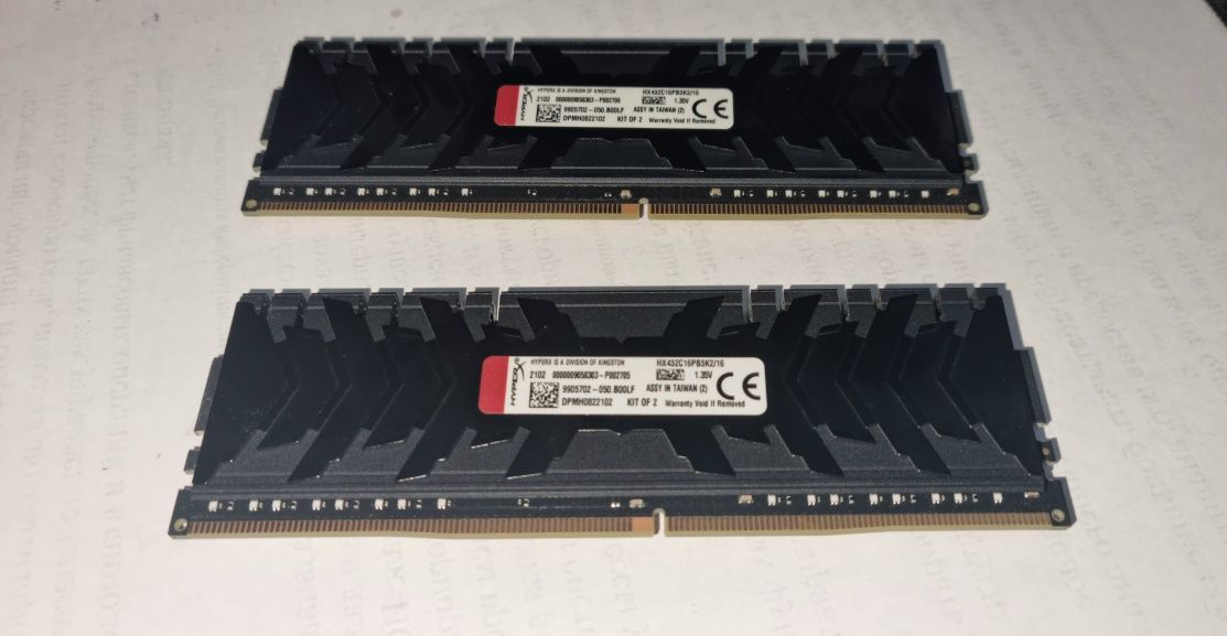 DDR-4 DIMM 16Gb/3200MHz  Kingston Fury Renegade, 2x8Gb