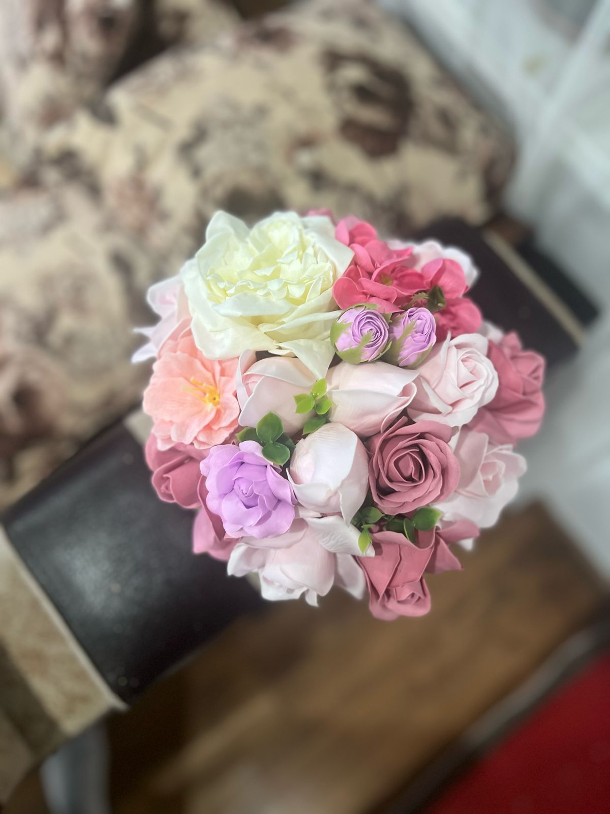 Букеты из мыльных роз.