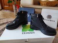 Сапоги женские натуральная кожа и мех оригинал Zenden Asko Alessio