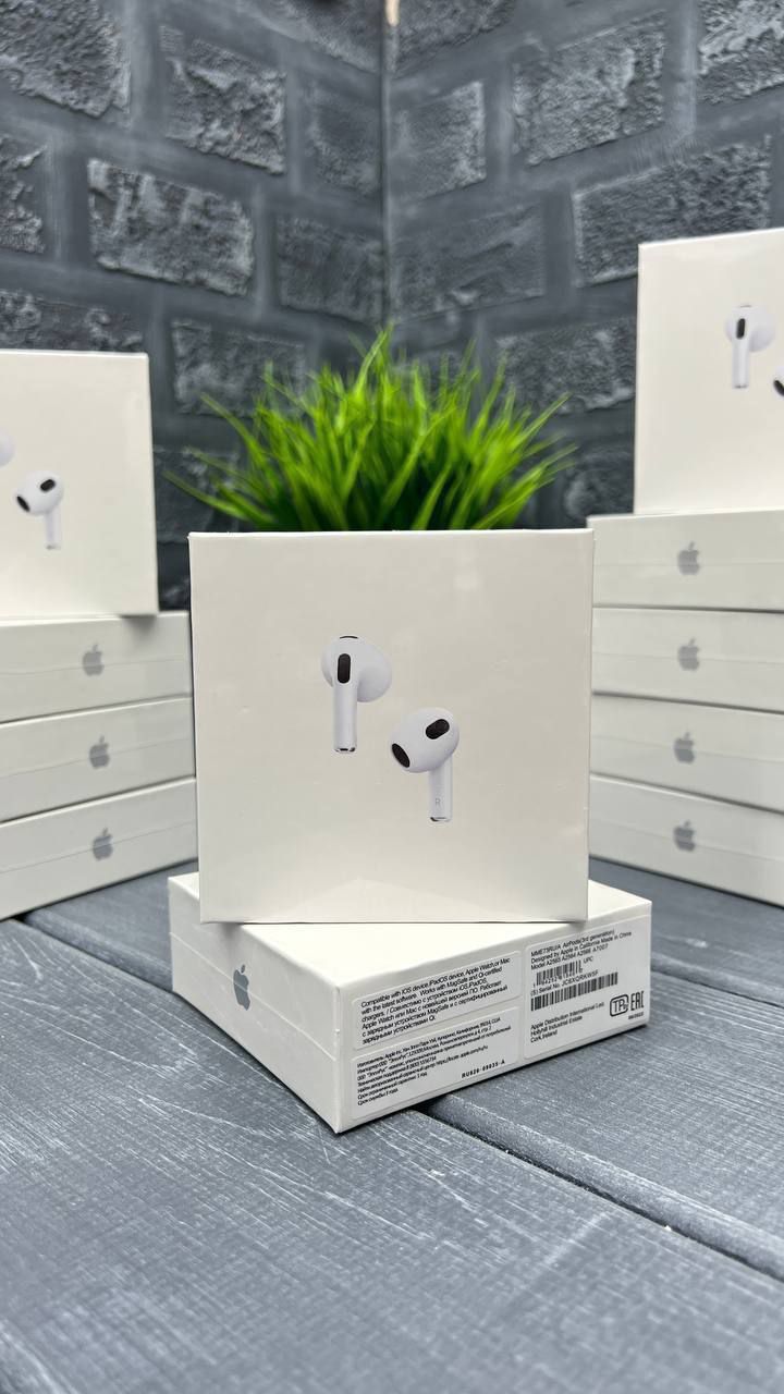 Беспроводные наушники AirPods люкс и премиум класса+ чехол в подарок