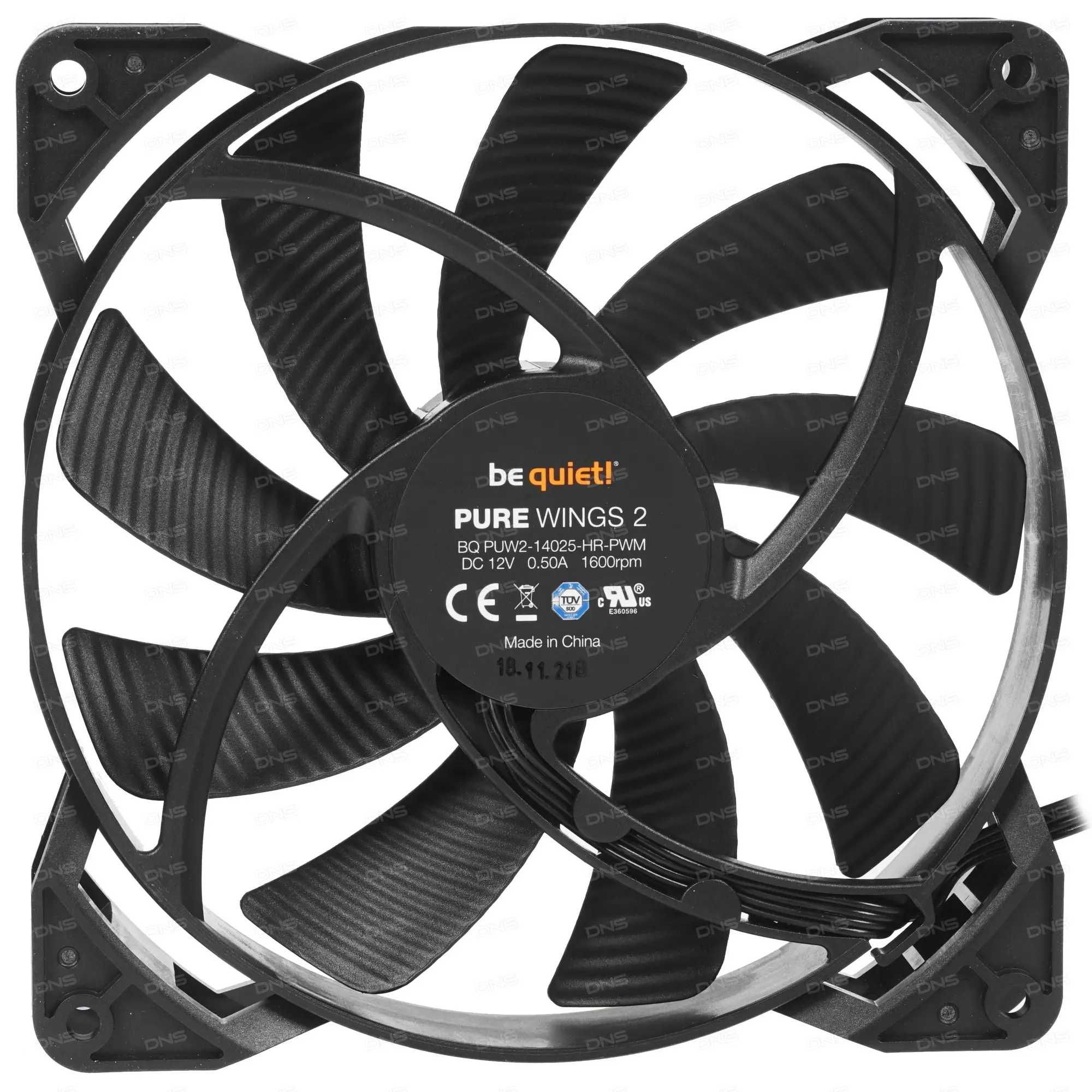 Вентилятор корпусный be quiet! PURE WINGS 2 high-speed BL083