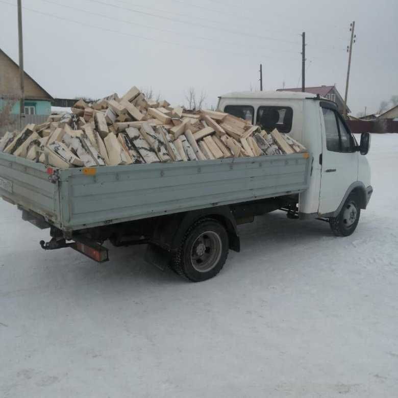 Рубленные дрова берёзы (сырые)