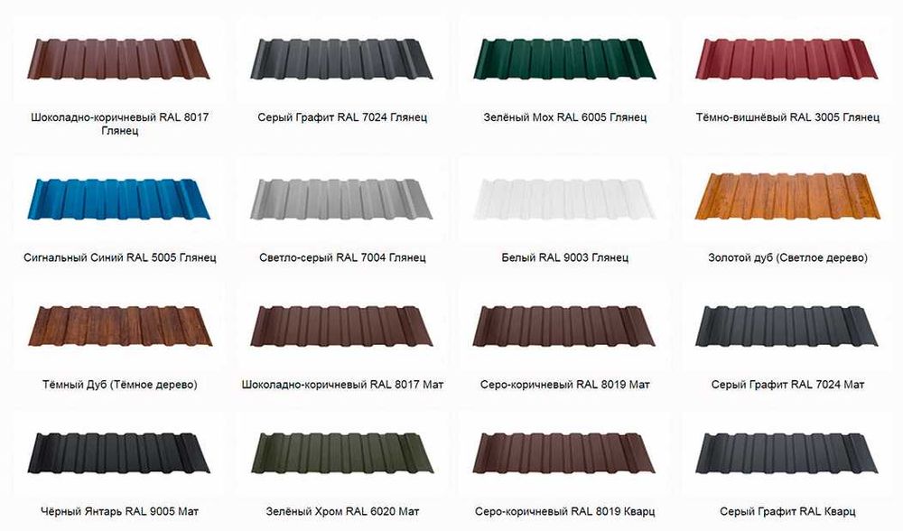 Профнастил цинк и цветной 50 цветов—доставляем по РК. Производим сами!