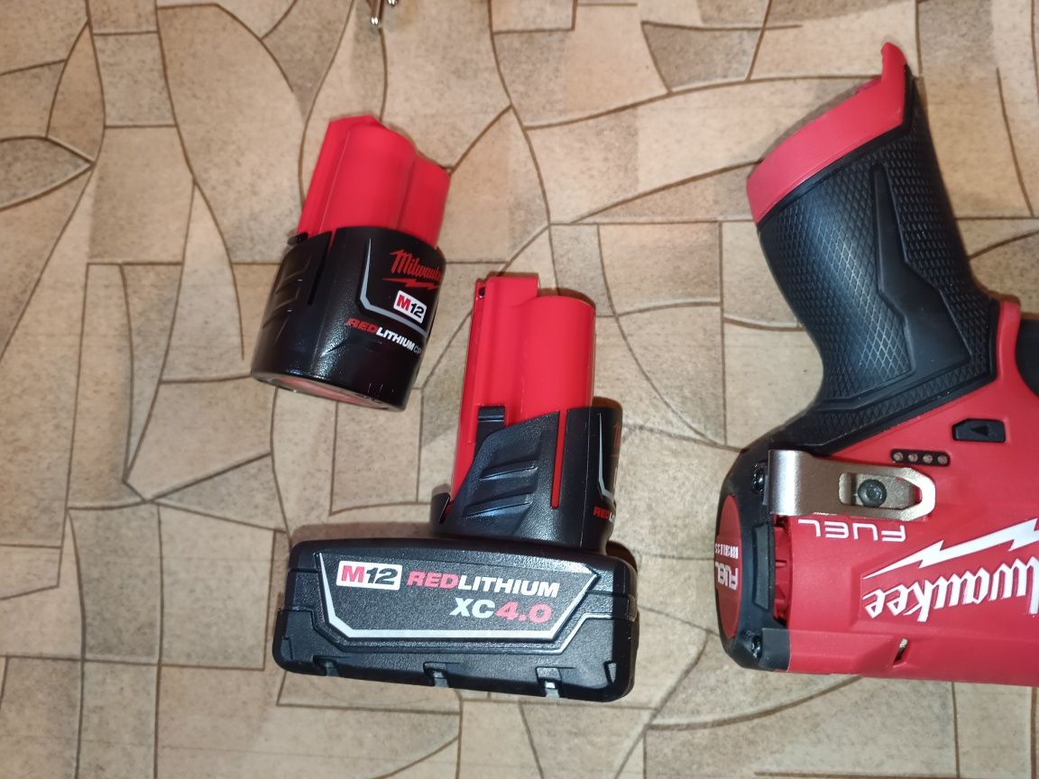 Оригинал Milwaukee m12 Fuel Brushless набор инструментов комплект