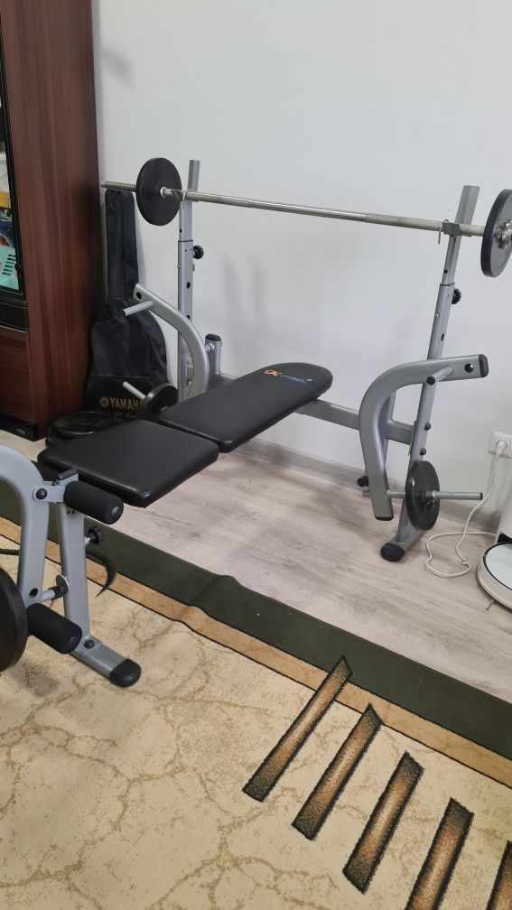 Продается тренажер 5в1 + блины 2.5, 5, 10 кг