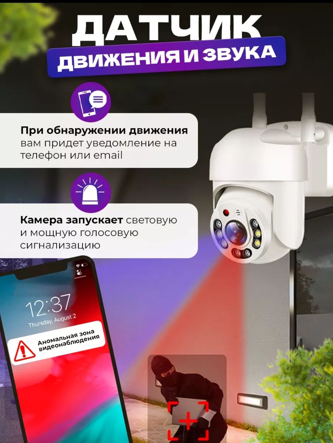 Wi-fi камера наблюдения и контроля.