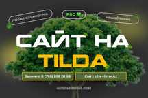 Интернет магазин и Сайты на Тильде для Аксессуаров