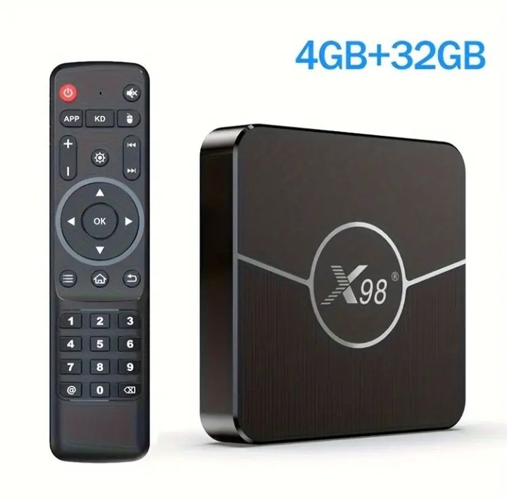 Умный ТВ-бокс X98 Plus Amlogic S905W2 с Android 11, Поддержка H.265 AV