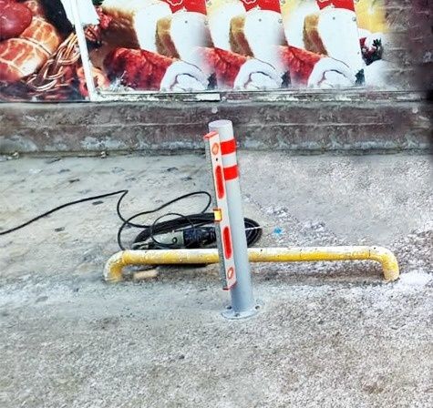 Столбики металлические для ограждения парковок, площадок, зон отдыха