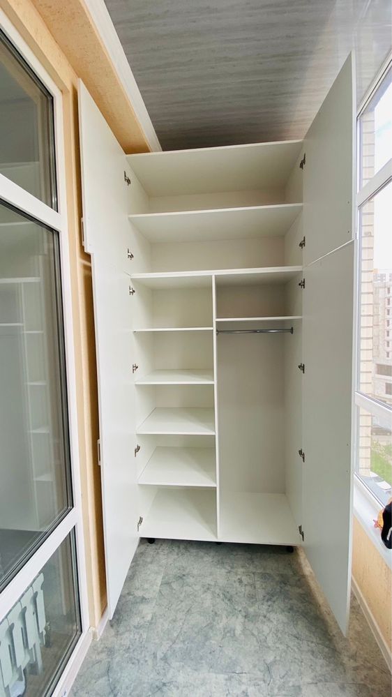 Новые Шкафы на балкон от 65 тысяч тг. Доставка сборка бесплатно.