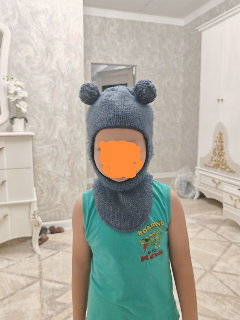 Шапка детская, зимняя, для мальчика.