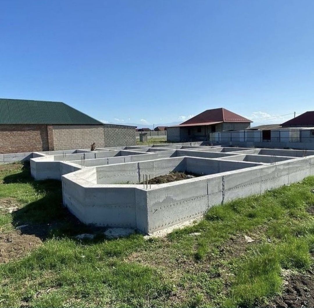 Заливаем Фундамент со своей Опалубкой Бетон Миксер Цемент Алматы