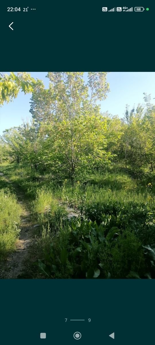 Продам  или поменяю земельный участок на моторную лодку
