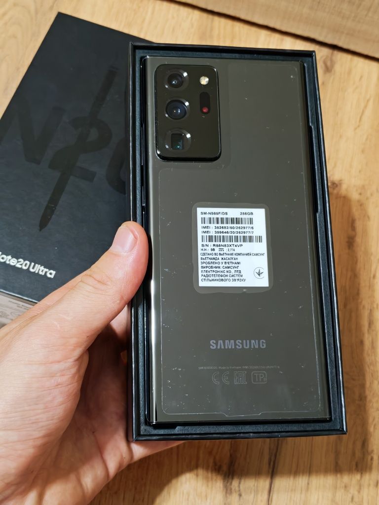 Samsung Note 20 Ultra 256 gb Ram 8 5G