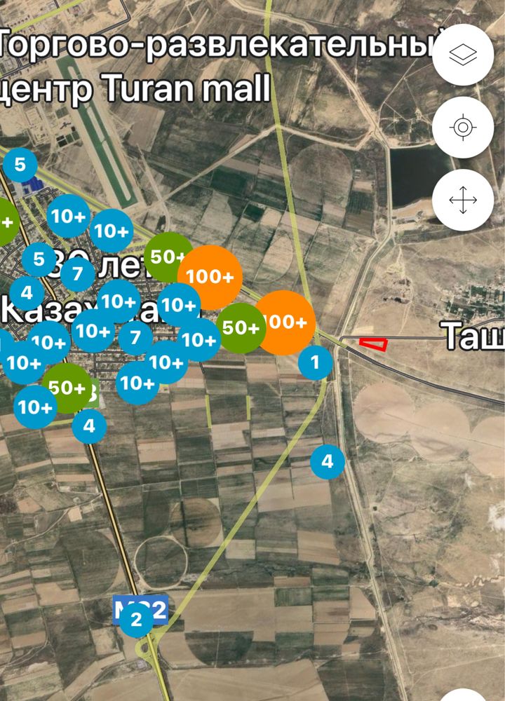 Кәсіпкерлік жер сатылады 2 гектар