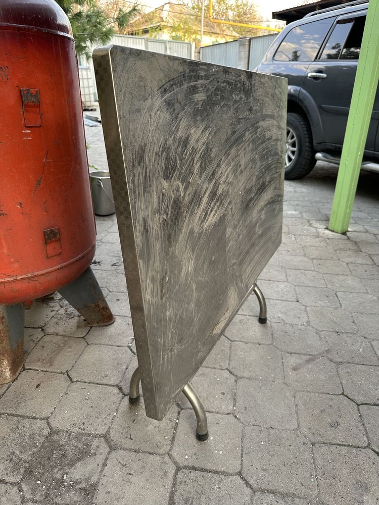 Стол складной из нержавеющей стали