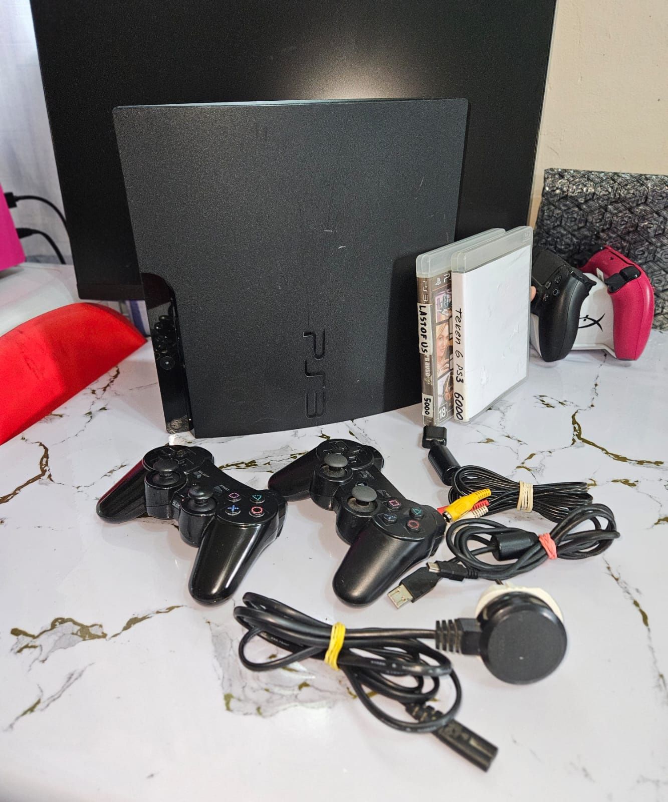 PS3 Slim/2 джойстика/игры/полный комплект/рассрочка/Ред.