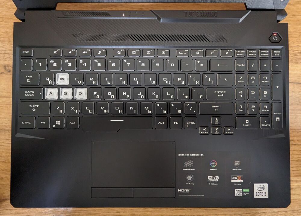 Продам игровой ноутбук Asus TUF Gaming F15/ RTX 3050/ CORE I5 12400