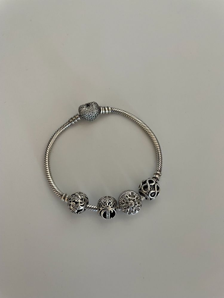 Pandora оригинал браслет и шармы S 925 серебро