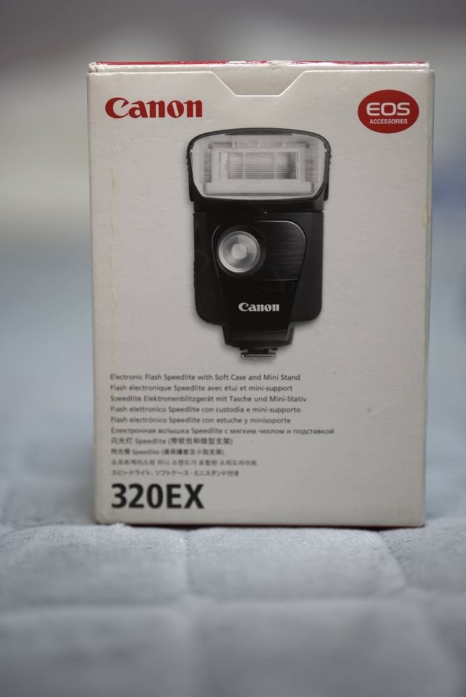 Canon 50mm f/1.8 II и вспышка 320EX — новые!