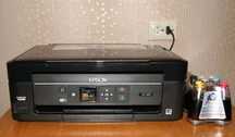 Цветной МФУ принтер Epson XP-340 есть Wi-Fi