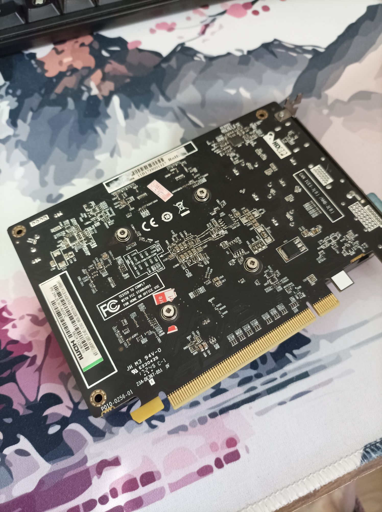 Видеокарта RX550 4GB, на запчасти/восстановление