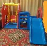 Игровой центр с горкой и качелями, Haenim Toy, HN-708. Горка. Качели.