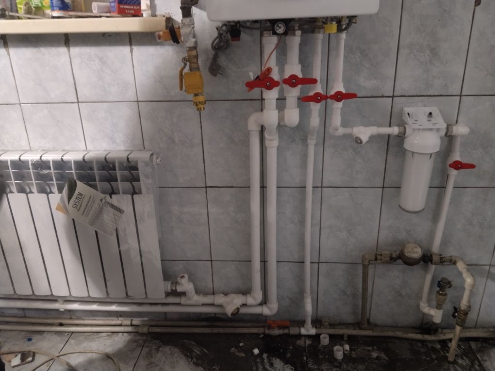 Подключение газа под ключ