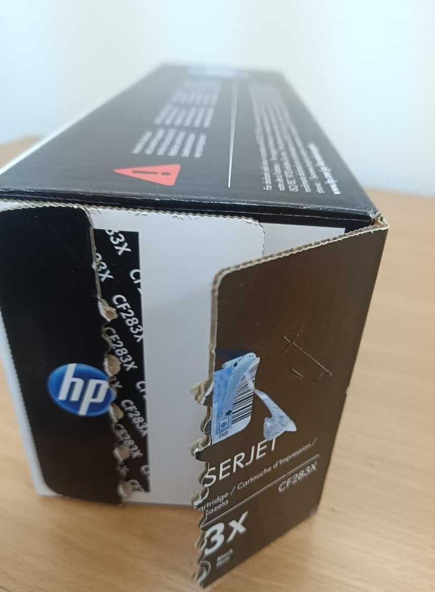 Оригинальный картридж HP LaserJet увеличенной емкости CF283X 83X