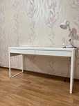 Стол письменный IKEA Микке, 142x50x75 см, белый