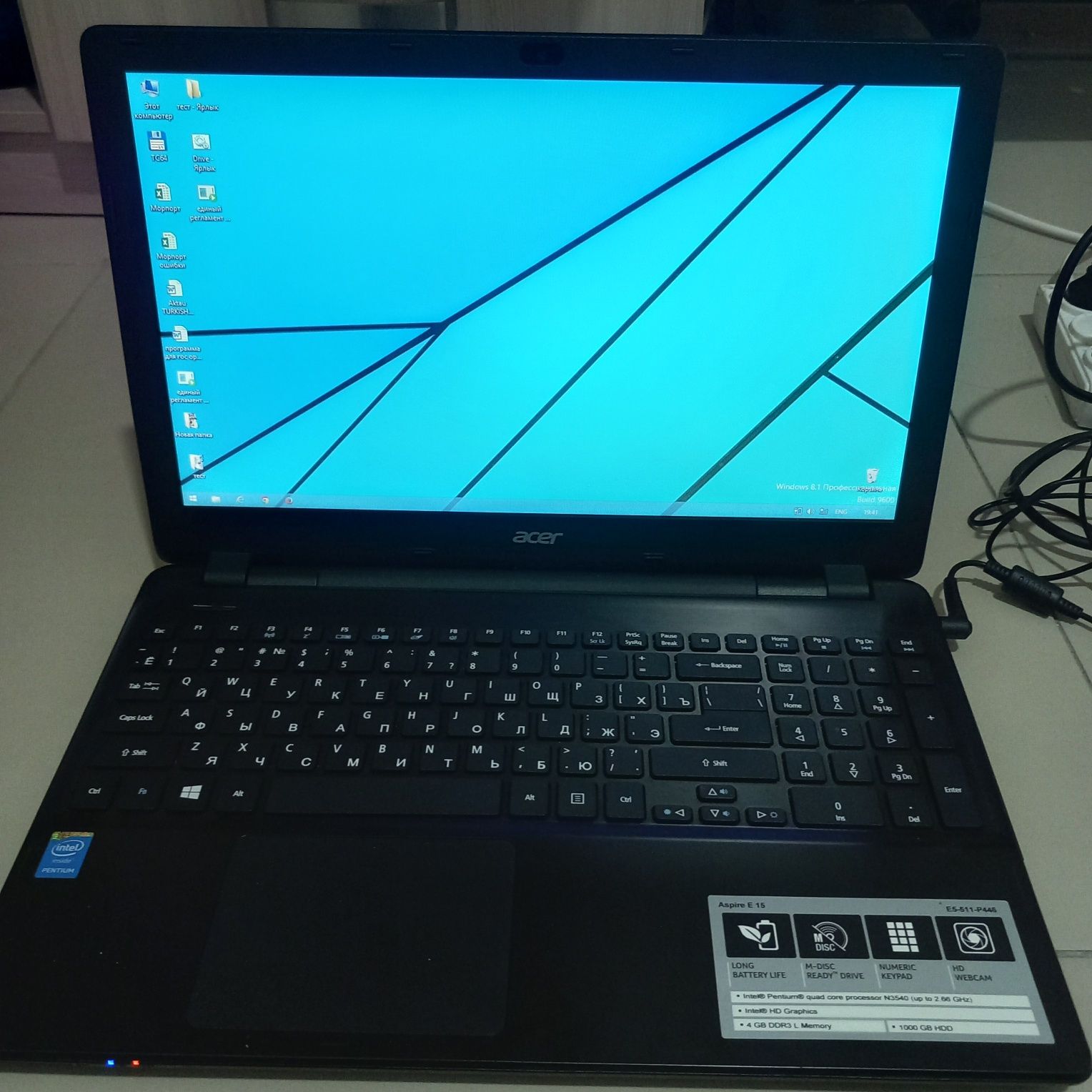 ноутбук acer windows 8.1