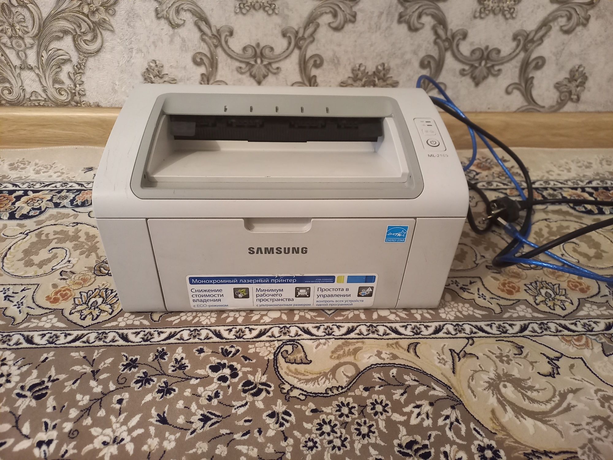 Принтер Samsung ML-2165 печатает хорошо х