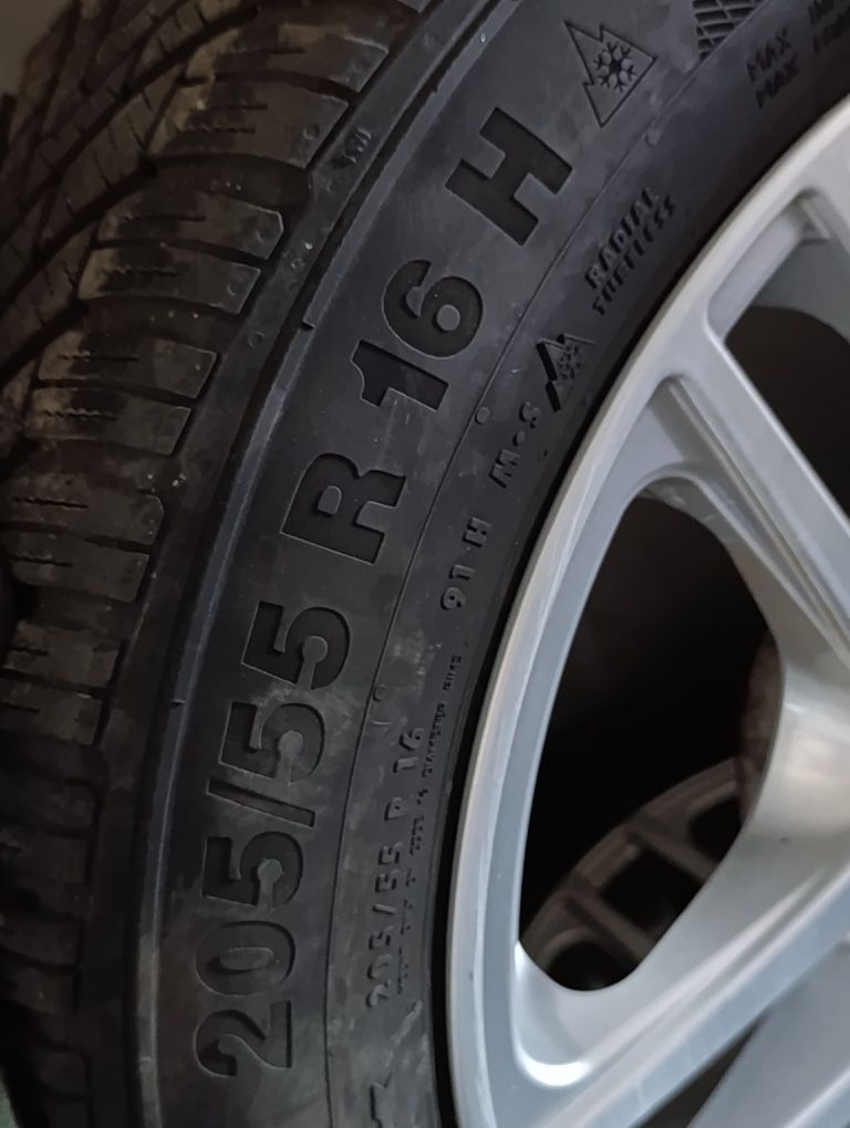 Диски л.п R16 с резиной 5*112 на Ауди,VW