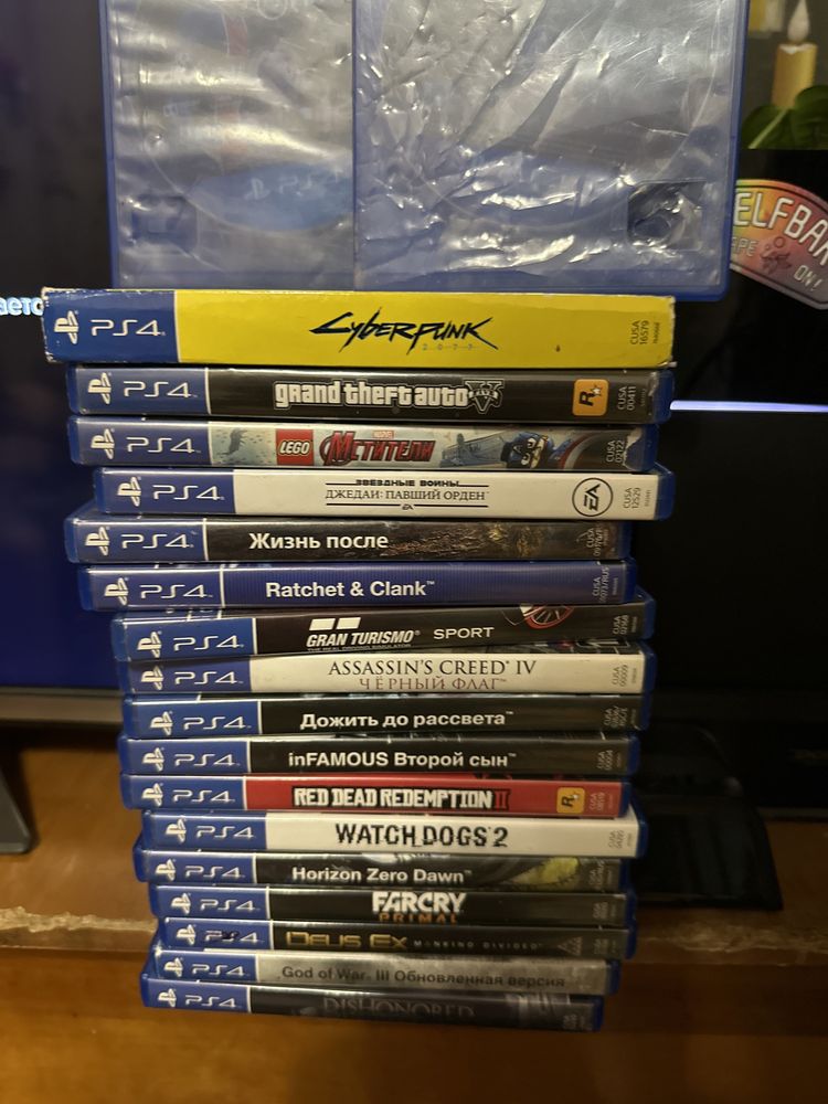 PS4 приставка + игры