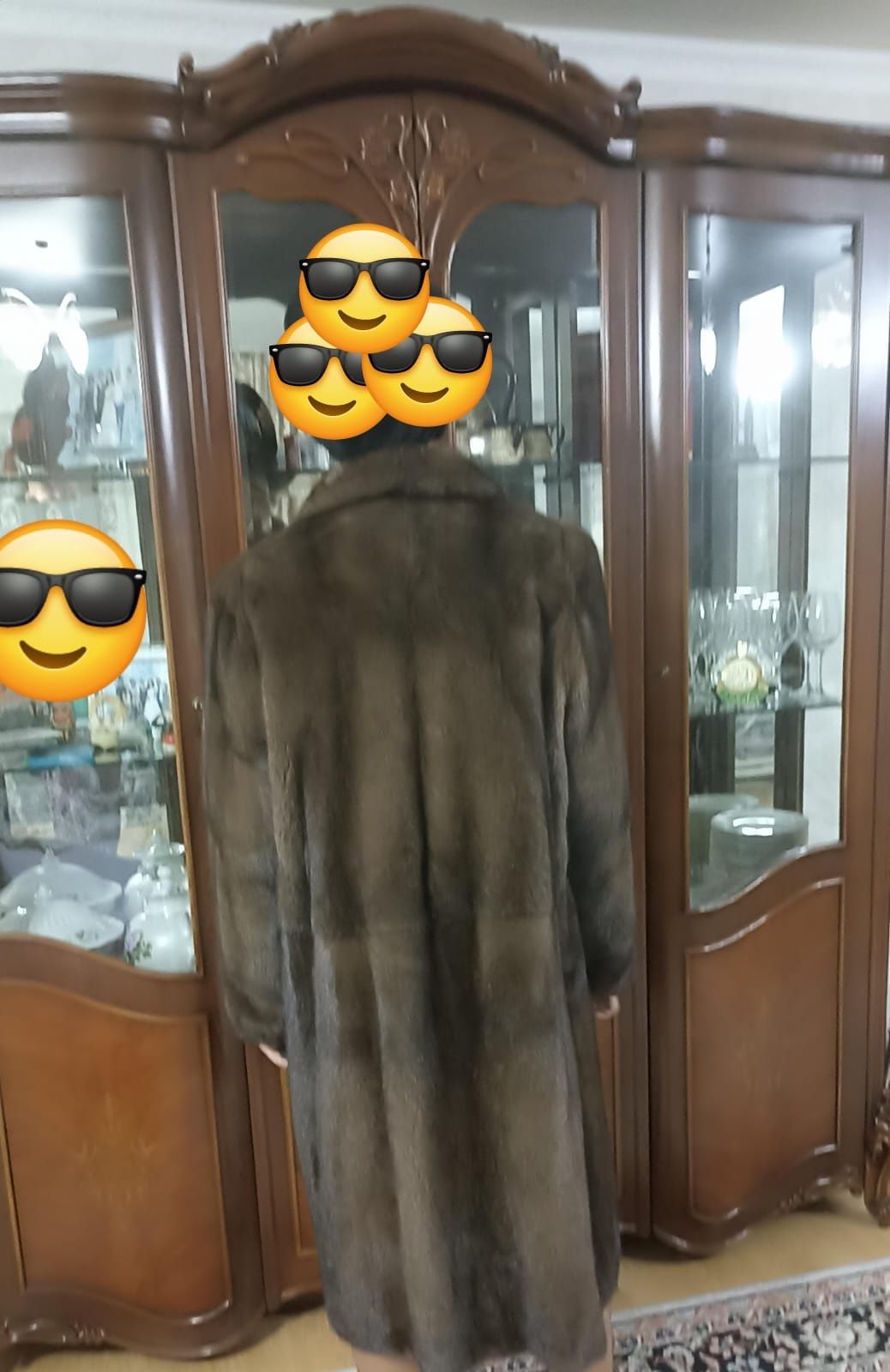 Шуба натуральная из американской норки