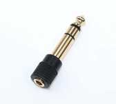 Переходник для наушников адаптер с mini jack 3,5mm на jack 6,3 stereo